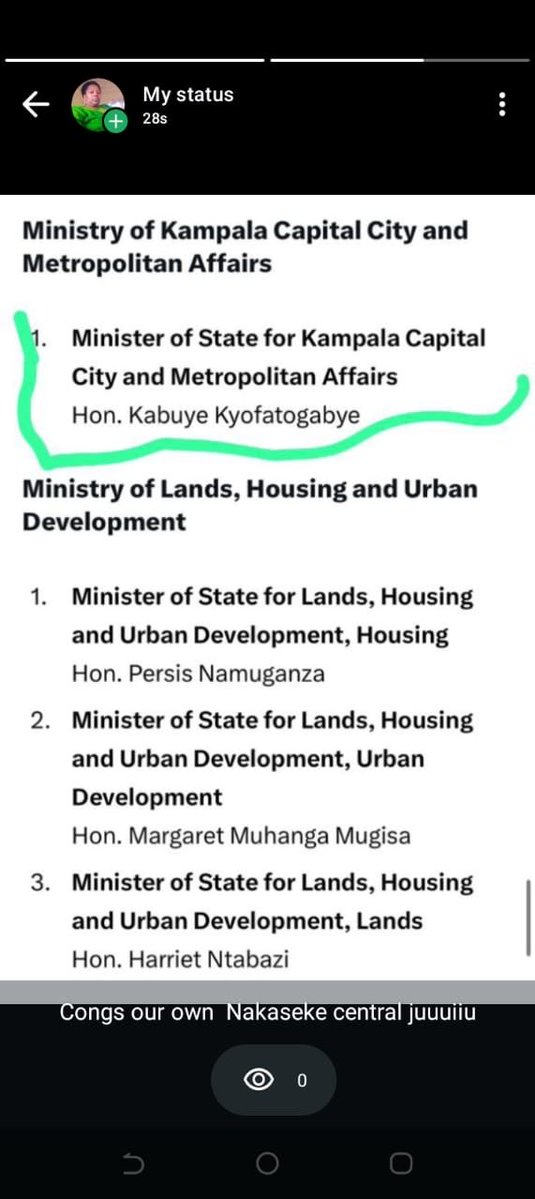 Hon Kyofatogabye Kabuye tweet media