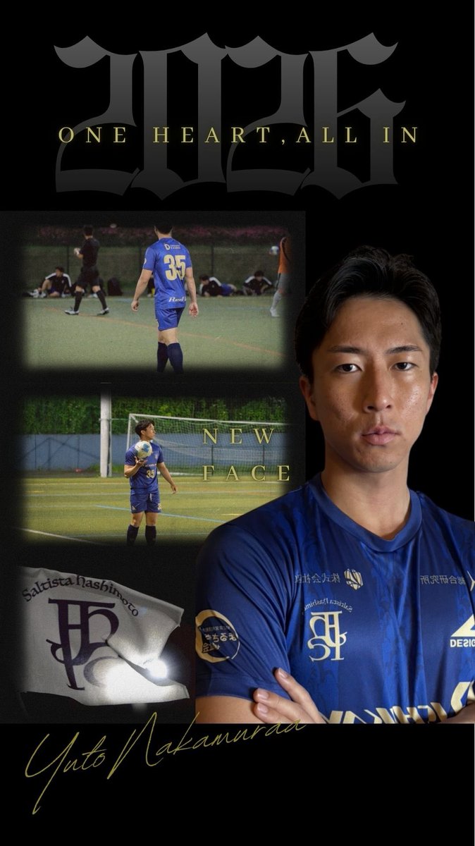 SaltistaF's tweet photo. 𝐍𝐄𝐖 𝐅𝐀𝐂𝐄
—————————————
中村宥翔選手と2026seasonの契約が決定し、共に闘うこととなりました。
🇯🇵DF| 35
🗓️2003.06.01
🏆𝐂𝐀𝐑𝐄𝐄𝐑
磐田第一JFSS(静岡)
町田JFC
桐蔭学園高等学校
上智大学サッカー部
#Saltista橋本FC
#BeProfessional https://t.co/dEcCGUbmmi