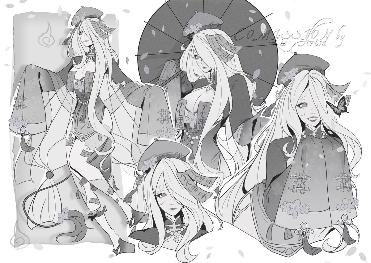 RaydiaArt's tweet photo. @lunanyxvt @Karrass_3 I have an OC from them, recently had @lis_arisa sketch them, she’s so pretty 🩷 https://t.co/c8Klc88iN3