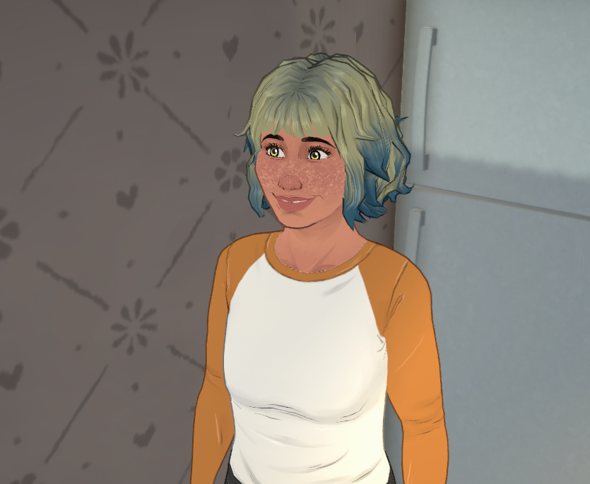 TurquoiseSpace's tweet photo. I'm crying!!! I made the Noceda household but for some reason Vee's picture is stuck on preset like WHOSE THAT?! That's not my girl 😭😭😭 https://t.co/2jGuTuaJTy