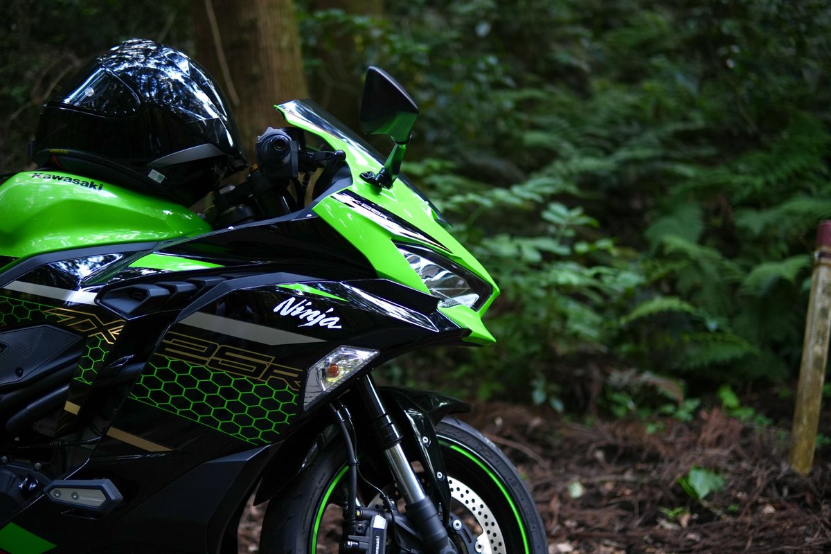 Ninjaちゃんパシャリ📸 #zx25r #バイク #バイク好きと繋がりたい