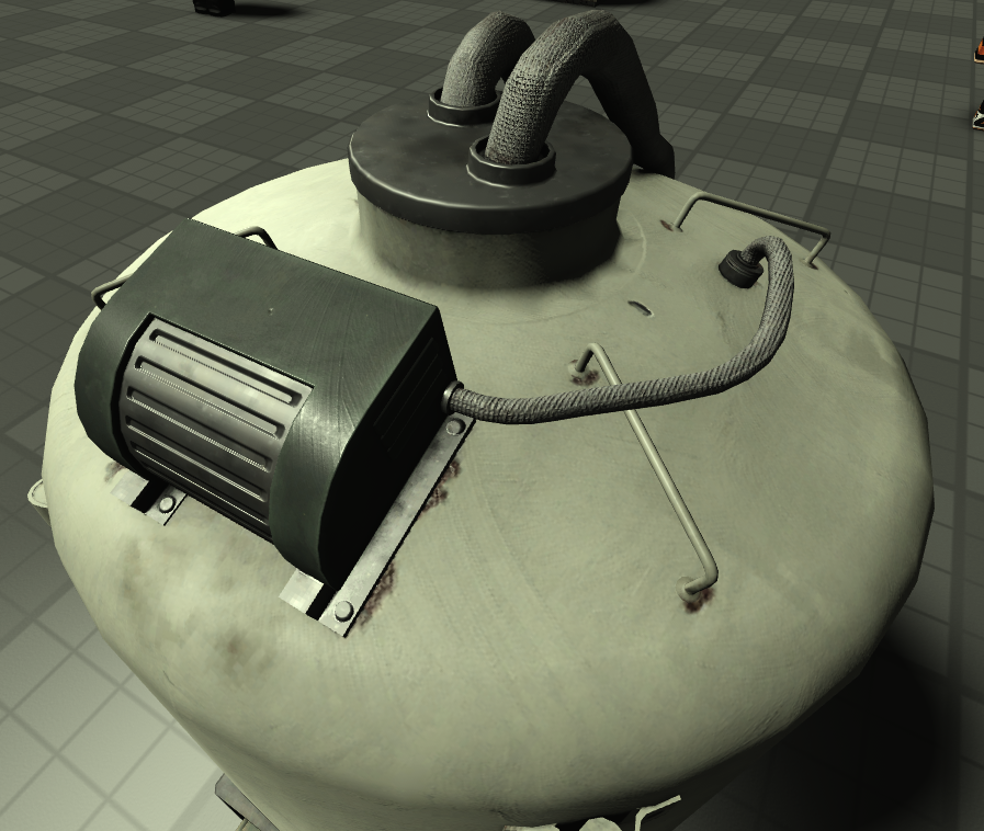 Scoober_1's tweet photo. Recreation of the large gas container from DLTB, had fun making this one... though I wasnt able to get a good render because of technical issues (had to format my main drive)
10k tris, 2k textures

#3d #3dmodeling #blender #robloxdev #modeler https://t.co/RvQl3MPnRB