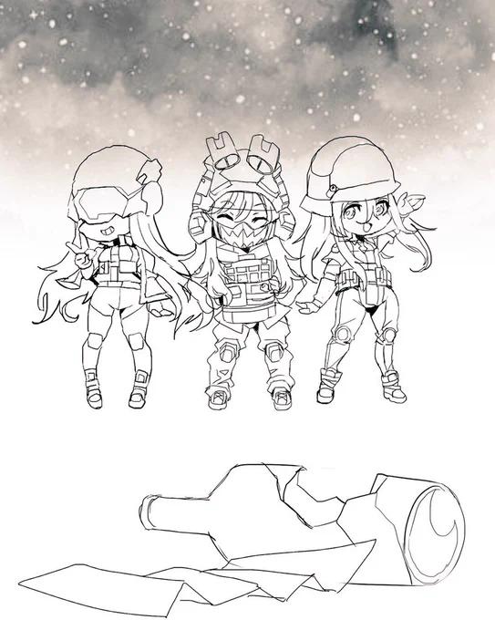 #NIKKE
#NIKKEfanart
WIP・トレジャーハンター

素敵なあなたに空の宝石を贈ります 