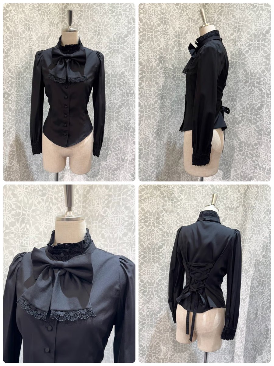 Sheglit】 ⚜️pickup item⚜️ ☑︎スタンドカラーリボンジャボ