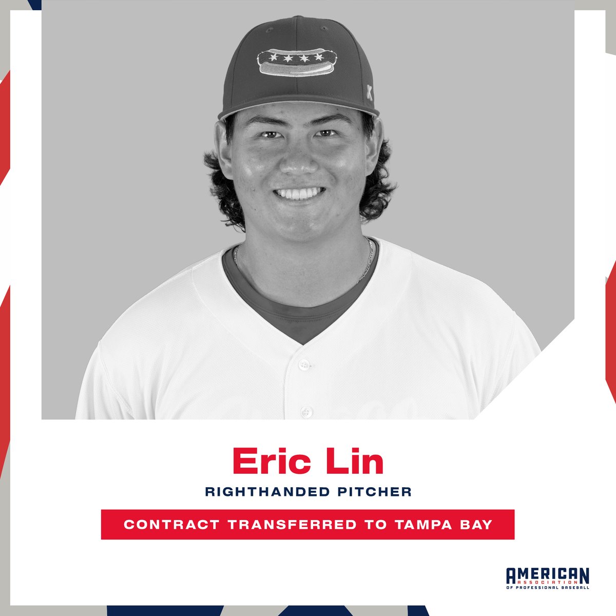 AA_Baseball's tweet photo. May 26 Transaction: @TheChicagoDogs transferred the contract of RHP Eric Lin to the Tampa Bay #Rays. https://t.co/IQNCdg4reO