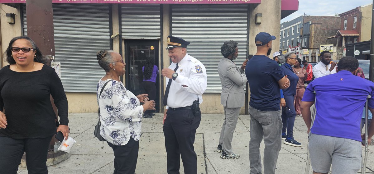 PPD35Dist's tweet photo. Today, the 35th District along with Division of Safe Neighbors held a Peace Rally at 5th and Olney Ave. 

This Rally was in collaboration with city partners and community members to help bring neighbors together and help make our community safer place.

@PPDComPrtBureau https://t.co/2TBZv9cf9C