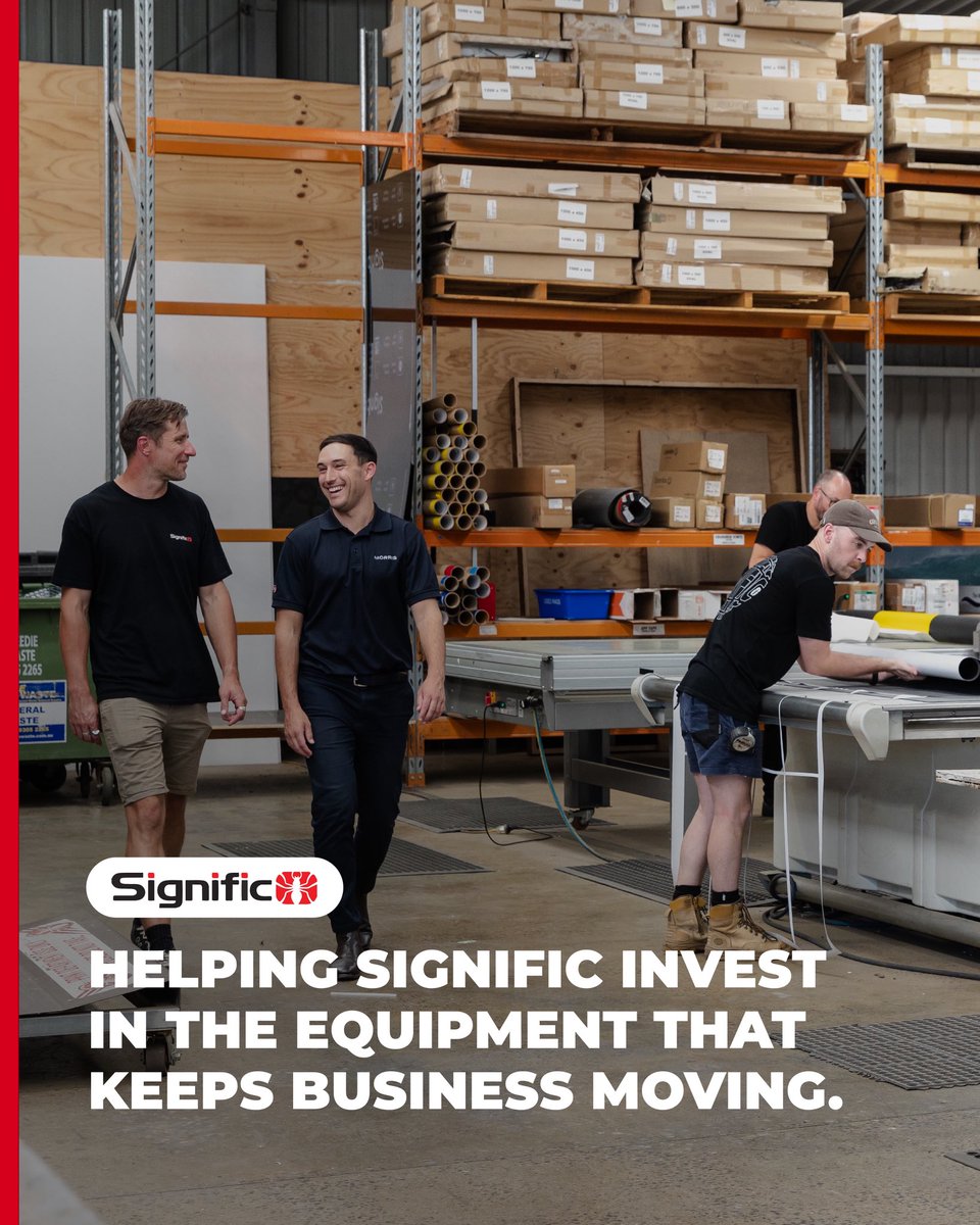 MorrisFinance's tweet photo. Behind every growing business is the right support 🤝
 
For more than 15 years, Morris has proudly supported Signific with equipment finance solutions to help their business continue growing.
 
See how we’ve helped support their growth journey here: https://t.co/qzj8As1OLk https://t.co/GXV4W1Vu2u