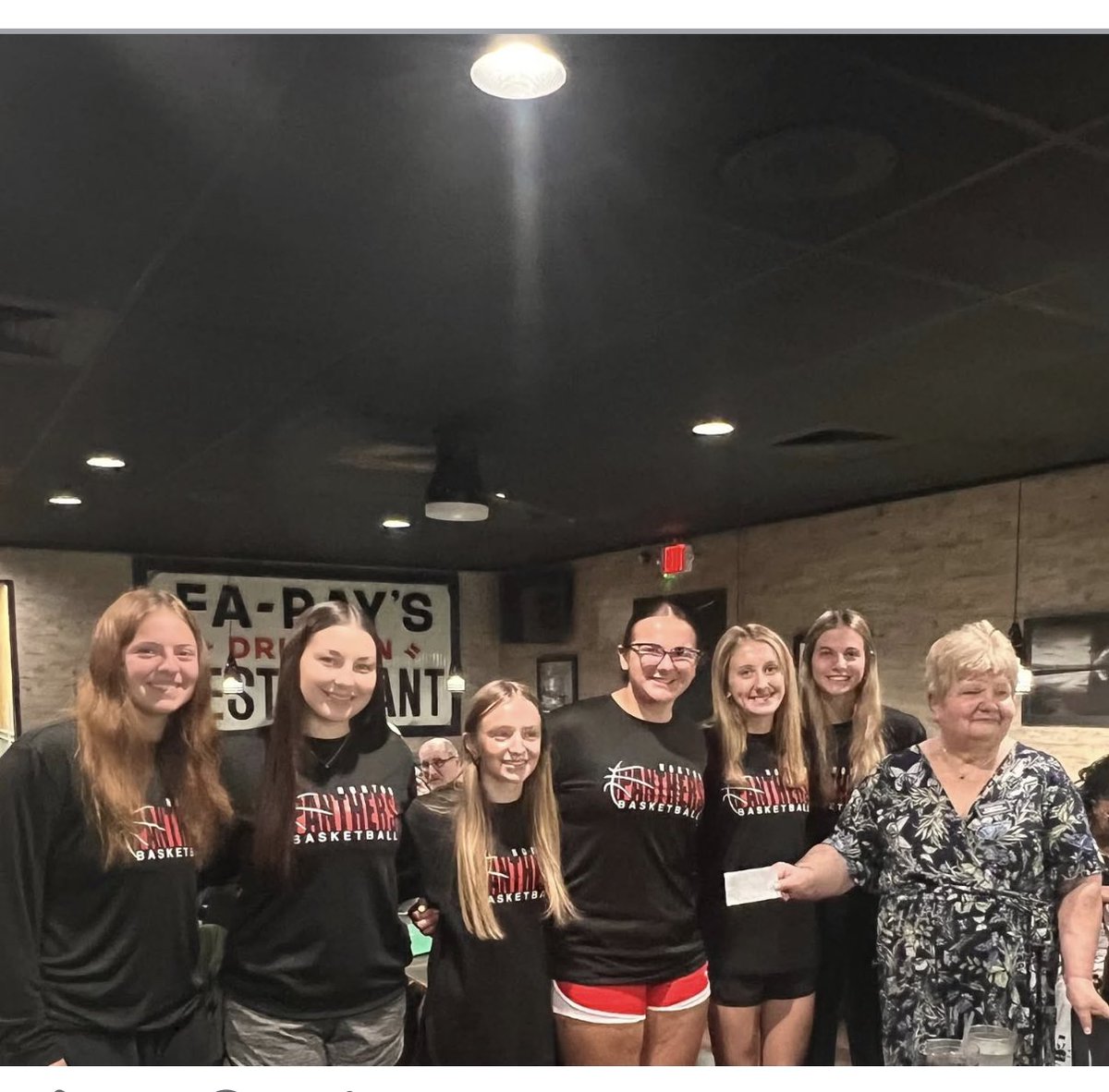 NORTONPRIDE's tweet photo. Thank you south summit chamber for your donation to the Lady Panthers

Very gracious. https://t.co/1hNb1qlXbN