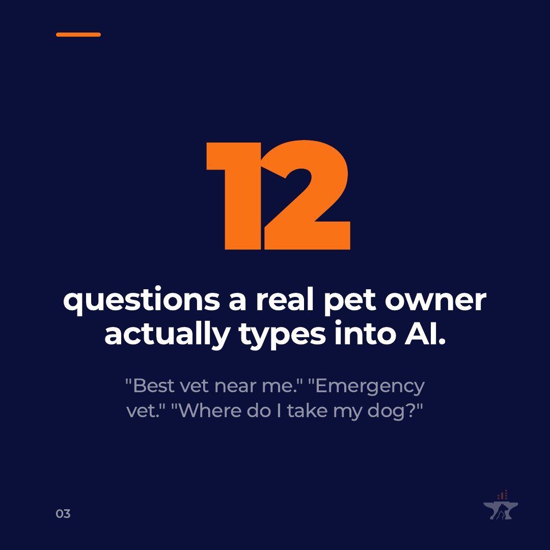 VetForgeAI's tweet photo. I asked ChatGPT, Perplexity, and Grok to recommend a vet.

Test case: a 20-year, 4.7-star independent practice.

In their own town: named in almost every answer.
One town over: invisible. A corporate chain took every search.

Their care isn't the problem. Their AI visibility is. https://t.co/xr9tddsdFr