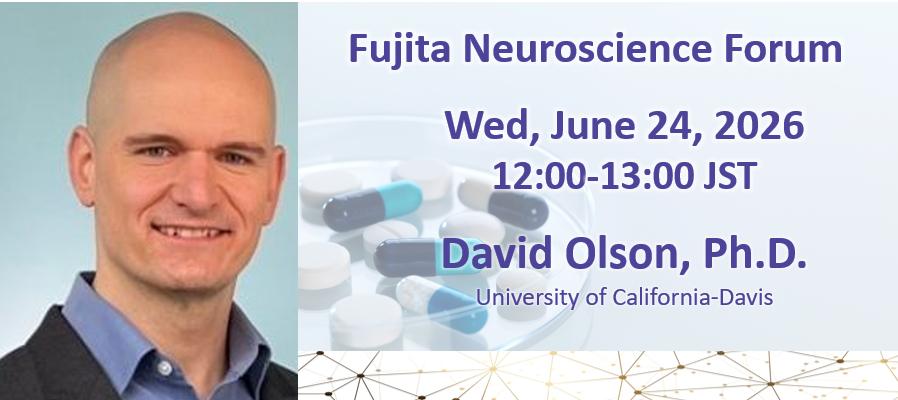 FHU_ICBS's tweet photo. Fujita Neuroscience Forum 🌍R8年度第４回開講💊サイケデリックスの神経科学の第一人者で、幻覚を引き起こさない新規の精神展開剤の設計がご専門のDavid Oslon教授（UC-Davis）をお迎えします。
🗓️6/24（水）12:00〜 ZOOM開催｜参加無料
🔗 詳細：https://t.co/rX7k6oSpdQ
#psychedelic neuroscience https://t.co/EMRG8iFnom