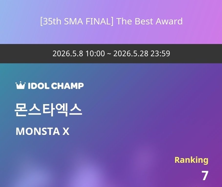 _imnamego5rae's tweet photo. Monbebe ya votaron? No veo a nadie de este lado hablando de estas votaciones solo a kmbb…. https://t.co/nqbhEiHDVi
