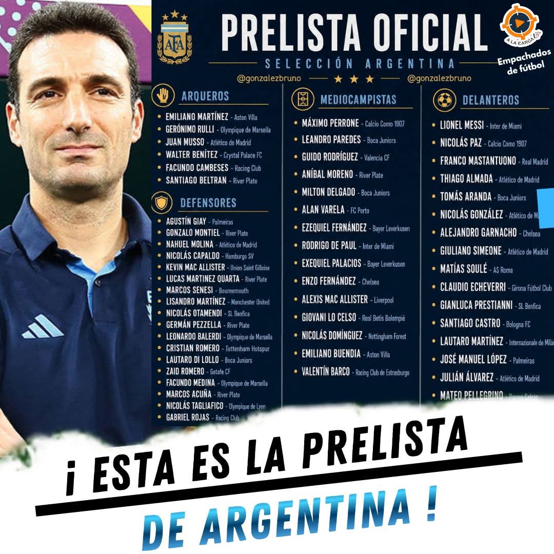 SebajolMusic's tweet photo. Las gallinas van a empezar con este discursito de Montiel porque no pueden aceptar que hoy no tiene nivel de selección, pero es completamente falso. Giay Y Capaldo son nombres que hace mucho viene sondeando Scaloni, de hecho estaban en la prelista de 55 y fue mucho antes https://t.co/SyqLhseoje
