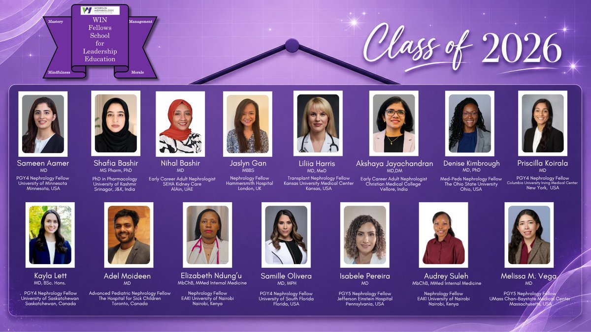stephanietr612's tweet photo. WIN @womeninnephro  FSLE Class of 2026 ✨

15 outstanding fellows from across the world: USA, UK, Canada, UAE, and Kenya. 🌍

Huge thank you to @anuja_java  and @jiahweing  for an amazing first workshop 🔥 https://t.co/4RaBFrUEpb