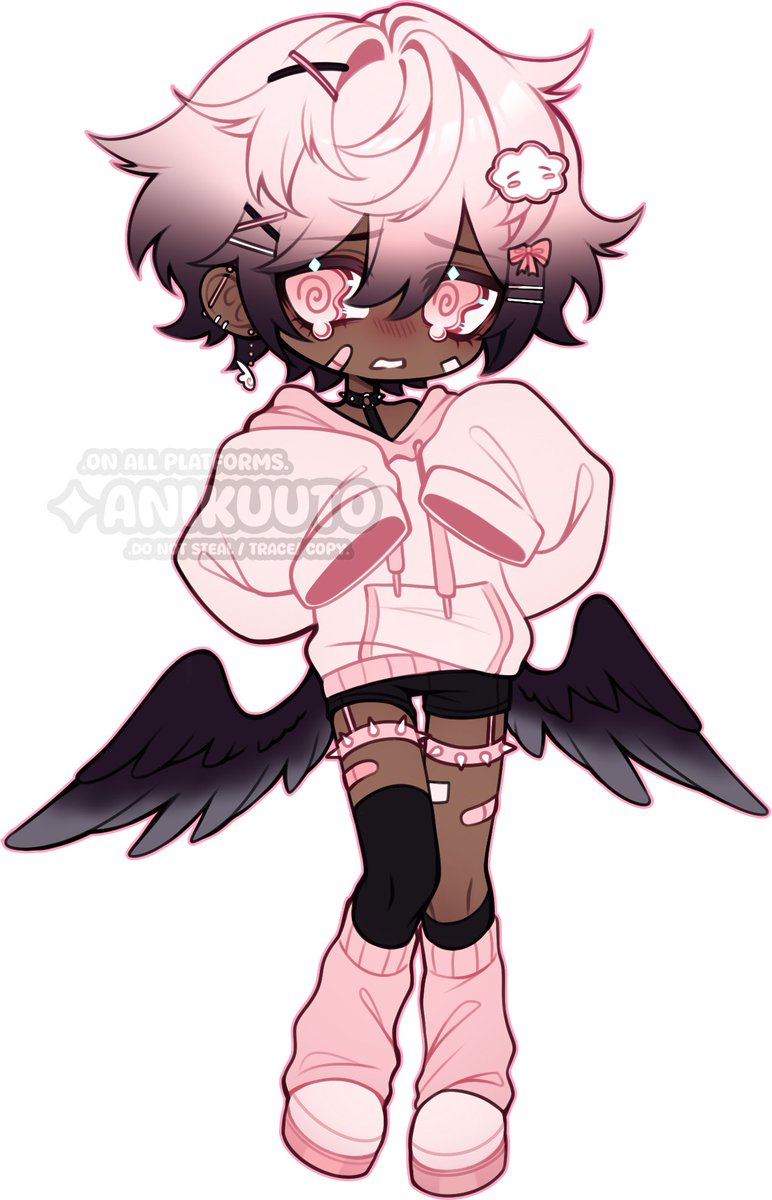 AniKuuto's tweet photo. Adopt sold on Toyhouse (preclaimed from Discord) 🖤 https://t.co/DE69gwb9Js