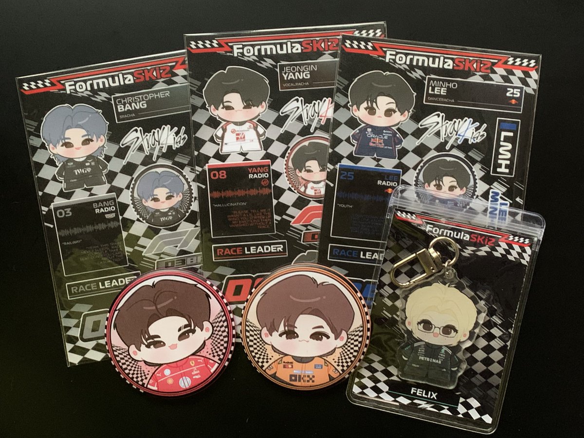 adiiscart's tweet photo. love seeing my two worlds collide 🙂‍↕️

thank you so much @hyunedeal for the cutest skz x f1 merchandise!!! super happy with my purchase and i can’t stop staring at them 🥹🖤

💌 #mailfrhyune https://t.co/XHqH5qf6Ns