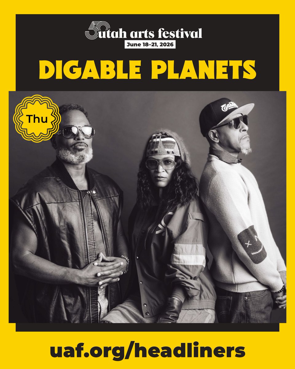 ceeknowledge's tweet photo. Thursday June 18th
@digableplanets 
@UtahArtsFest 
Salt Lake City, Utah 
Get Tickets and Merch:
https://t.co/LuWVreoGBy https://t.co/4GGeu5AWMf