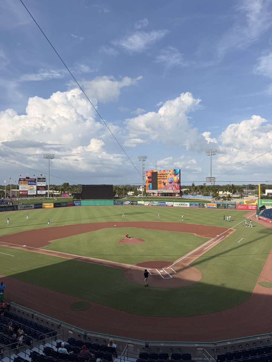 ansleytopchik's tweet photo. That’s a W for game #1 @Threshers take down @DunedinBlueJays with a comeback in the bottom of the 8th!⚾️🦈 https://t.co/wbrxCORzsg