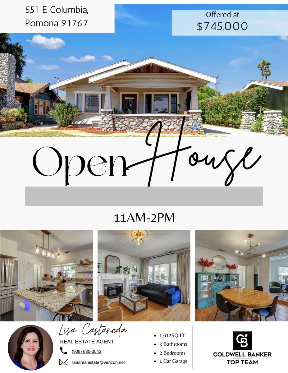 LisaMarieCasta1's tweet photo. Discover history in the Historic Lincoln Park District of Pomona! Charming craftsman bungalow features cozy wood-burning fireplace, original carpentry, spacious 7200+ sq. ft. lot, imagine transforming the carriage house into an ADU. Walk thru and visualize your dream project! https://t.co/xfUHfwl5yC