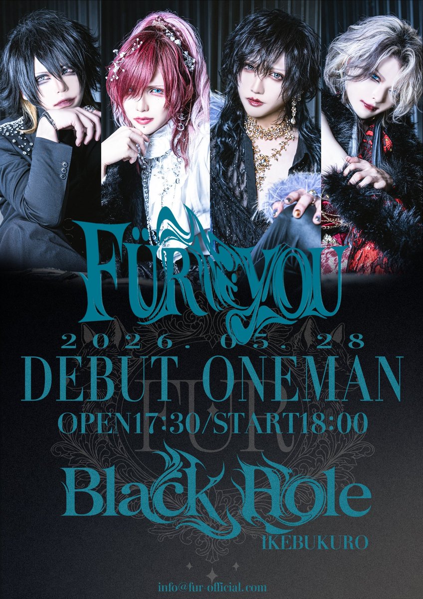 📅2026年5月28日(木) #明日のV系ライヴ 🟠 FUR DEBUT ONEMAN【FüR YOU