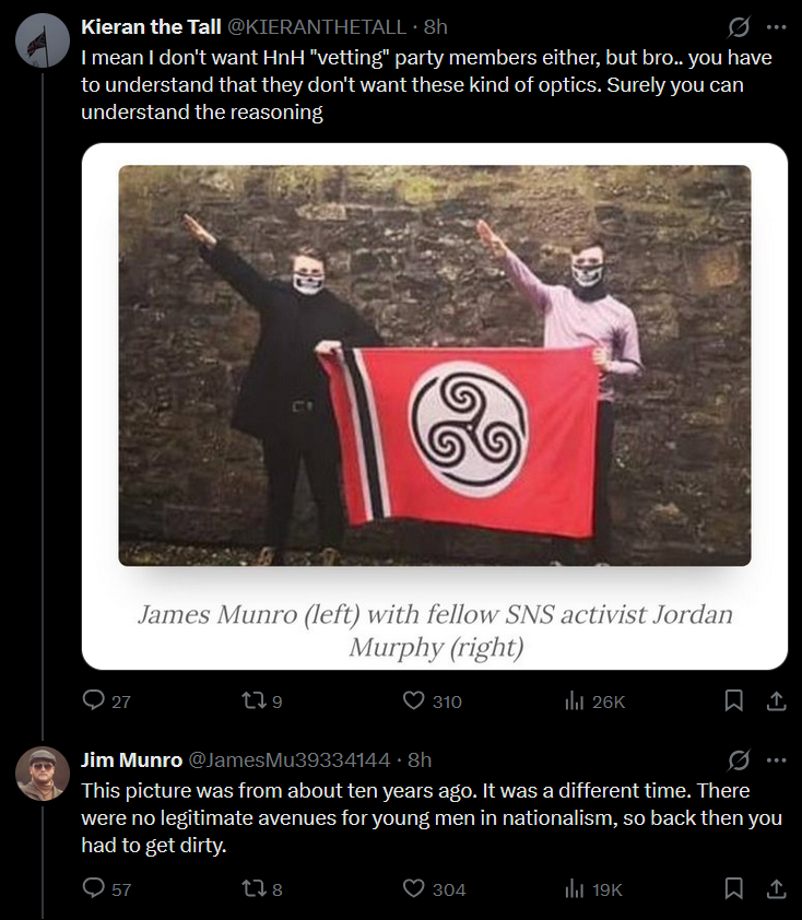 AlecCoates1's tweet photo. @mathewclarke 2016 was a "different time", maybe we should cut the nazis some slack... https://t.co/sgcptDBm5o