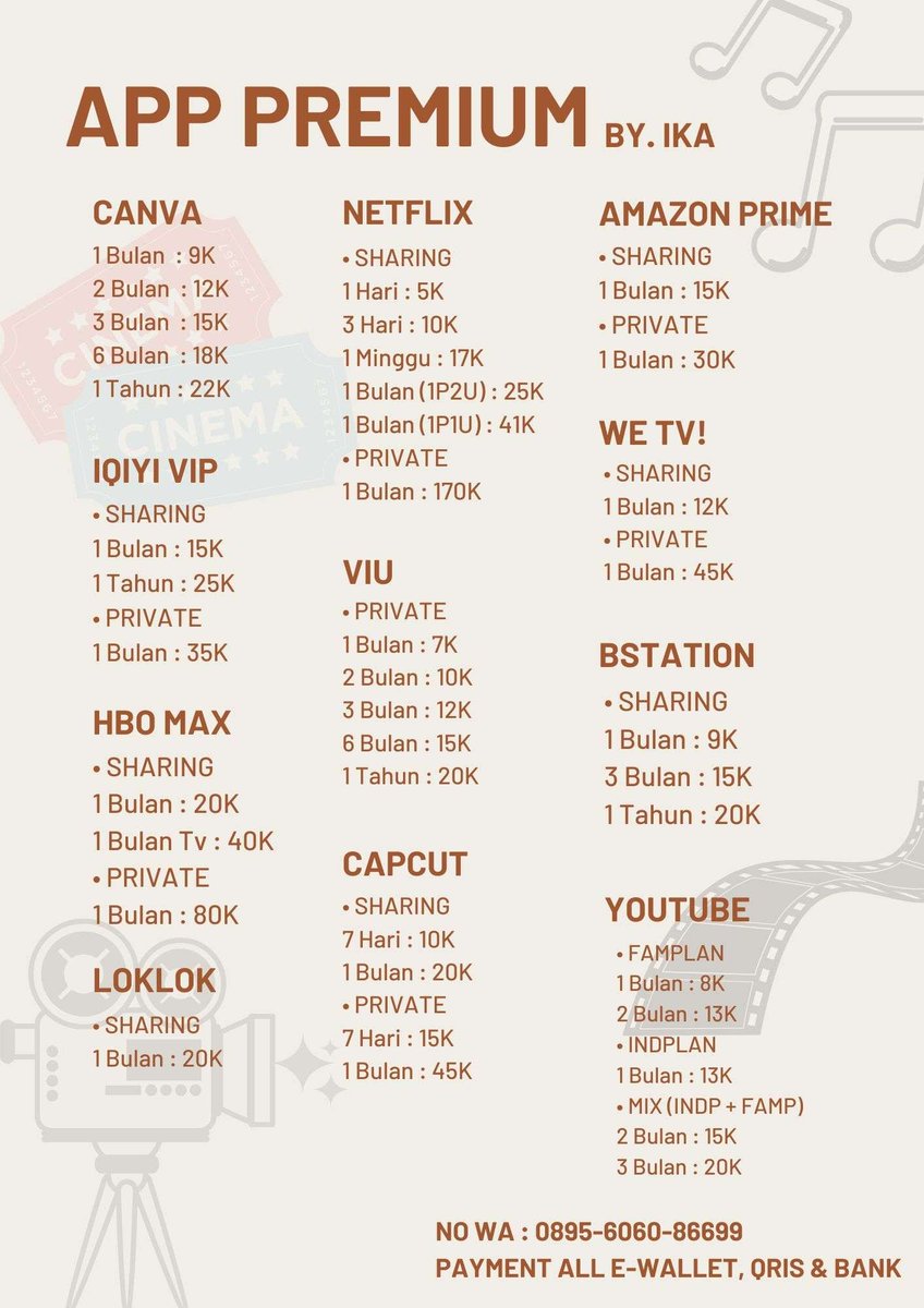 winterkirm's tweet photo. Yukk yang need aplikasi buat nonton, ngedit, dll aku ready yaapp😉

Bisa dm/wa aja buat ordernya!
☎️ https://t.co/XuYSocLUqv
💰 All e-wallet, Qris
#zonauang #zonajajan https://t.co/gLbtysXd2X