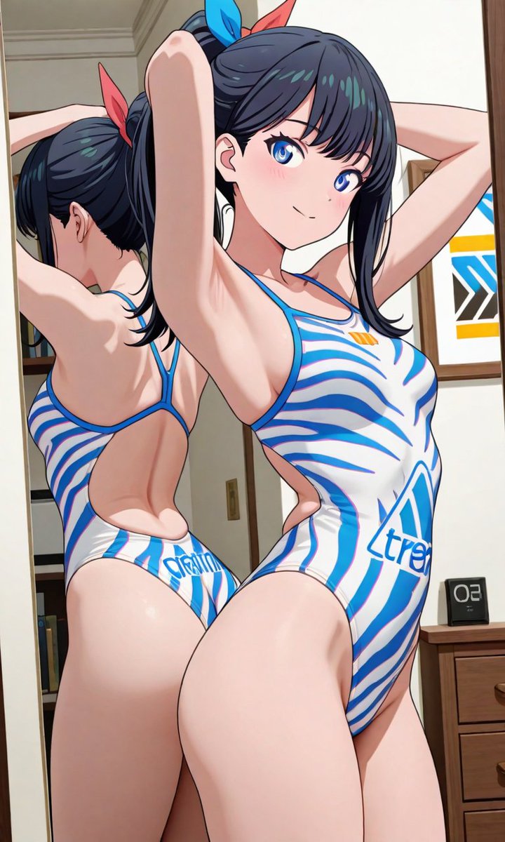 swimsuits_AI's tweet photo. 今週も #AIスイスイ競水デー 自主練します
#宝多六花 ✖️Team ar◯na
#SSSS.#GRIDMAN #GRIDMAN_UNIVERSE
競泳水着はスポーツウェアなので健全です
SFW illustration https://t.co/PpUUtL0hzE