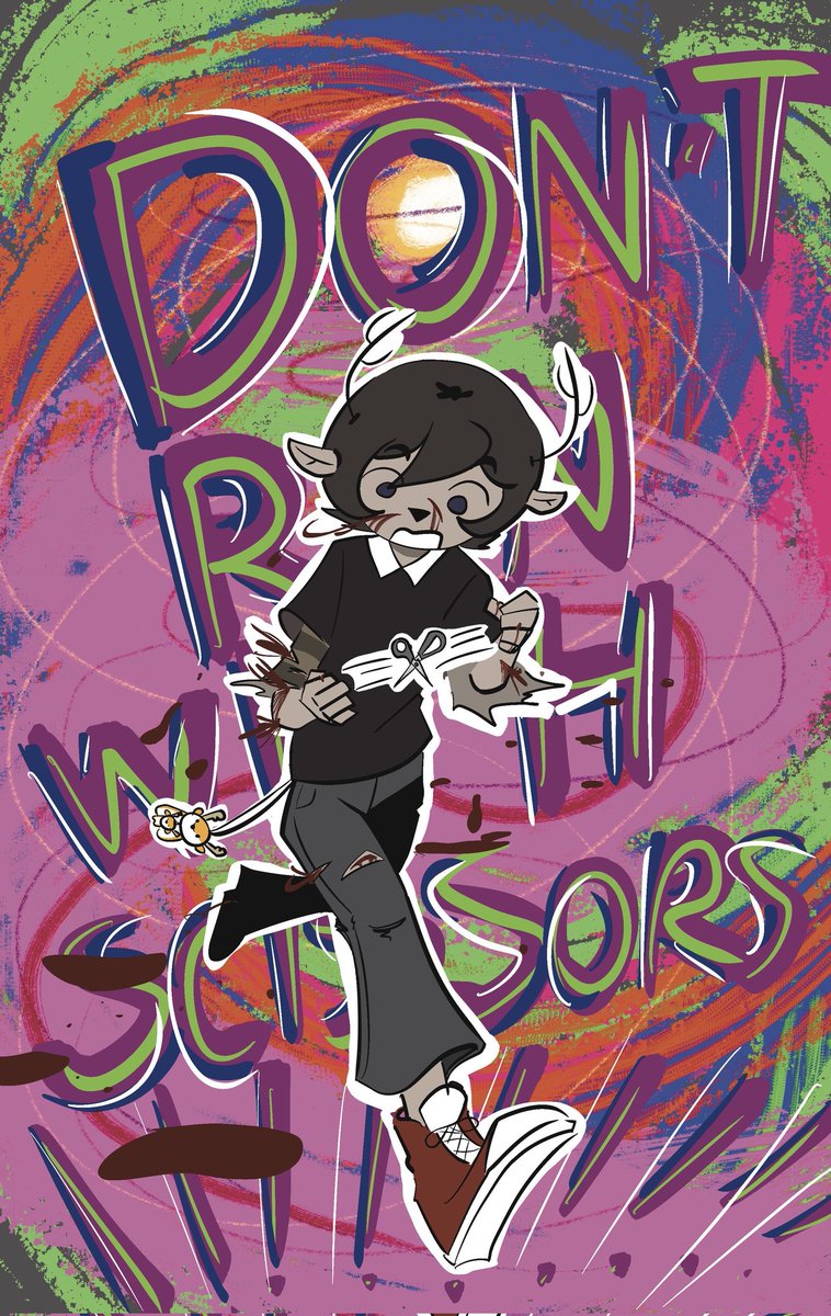 Mibzos's tweet photo. DON'T RUN WITH SCISSORS!!!!!!! https://t.co/GJcqw1VyBW