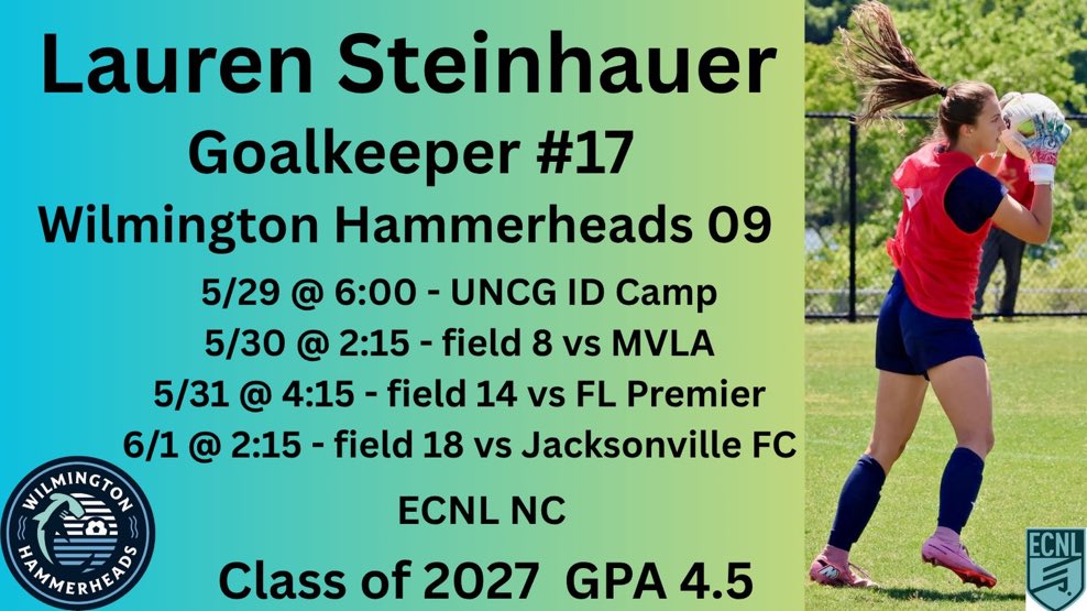 LSteinhauerGK's tweet photo. @ImCollegeSoccer @ECNLgirls @ImCollegeSoccer @ECNLgirls https://t.co/zYwJtjkPyq