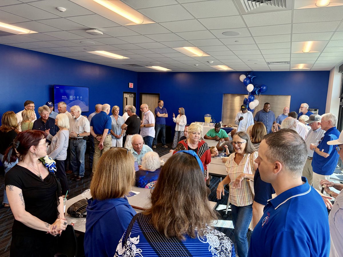 TempleISD's tweet photo. A special celebration honoring Coach McQueen’s endowed scholarship with the Temple Education Foundation brought together so many former players, coaches, and friends to celebrate his incredible legacy. It was amazing to see generations come together to honor a coach who has impacted so many lives. We love you, Coach McQueen! 💙 #TempleISDproud