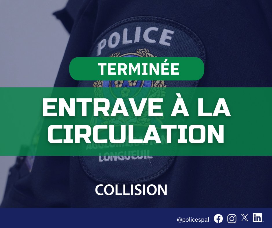 PoliceSPAL's tweet photo. ⚠️ COLLISION ENTRE UN VÉHICULE ET UN JEUNE CYCLISTE ⚠️

Vers 19 h 45, un cycliste de 9 ans a été impliqué dans une collision sur le boul. Matte, près de l’avenue Illinois, à @Ville_Brossard.

Transporté à l’hôpital, on ne craint pas pour sa vie.

Scène levée. https://t.co/rKiiSxVeNf
