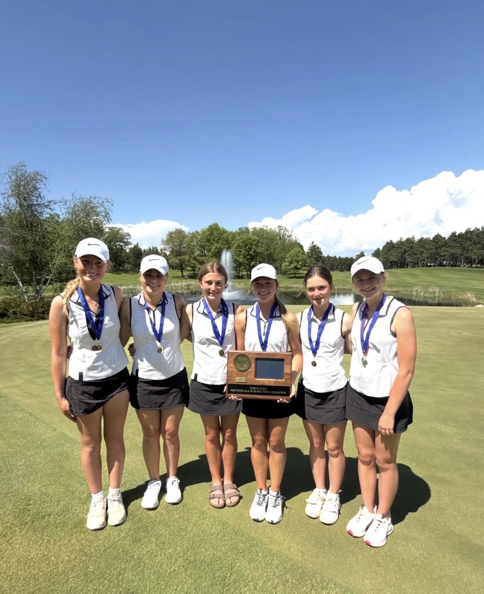 GolfLaker's tweet photo. Subsection is in the books! Moving on to sections! Congrats to Jaycie on the individual win and shoutout to Tatum on the ACE…on a par 4 for albatross!! A day to remember for sure! https://t.co/2c4v3ufSkK