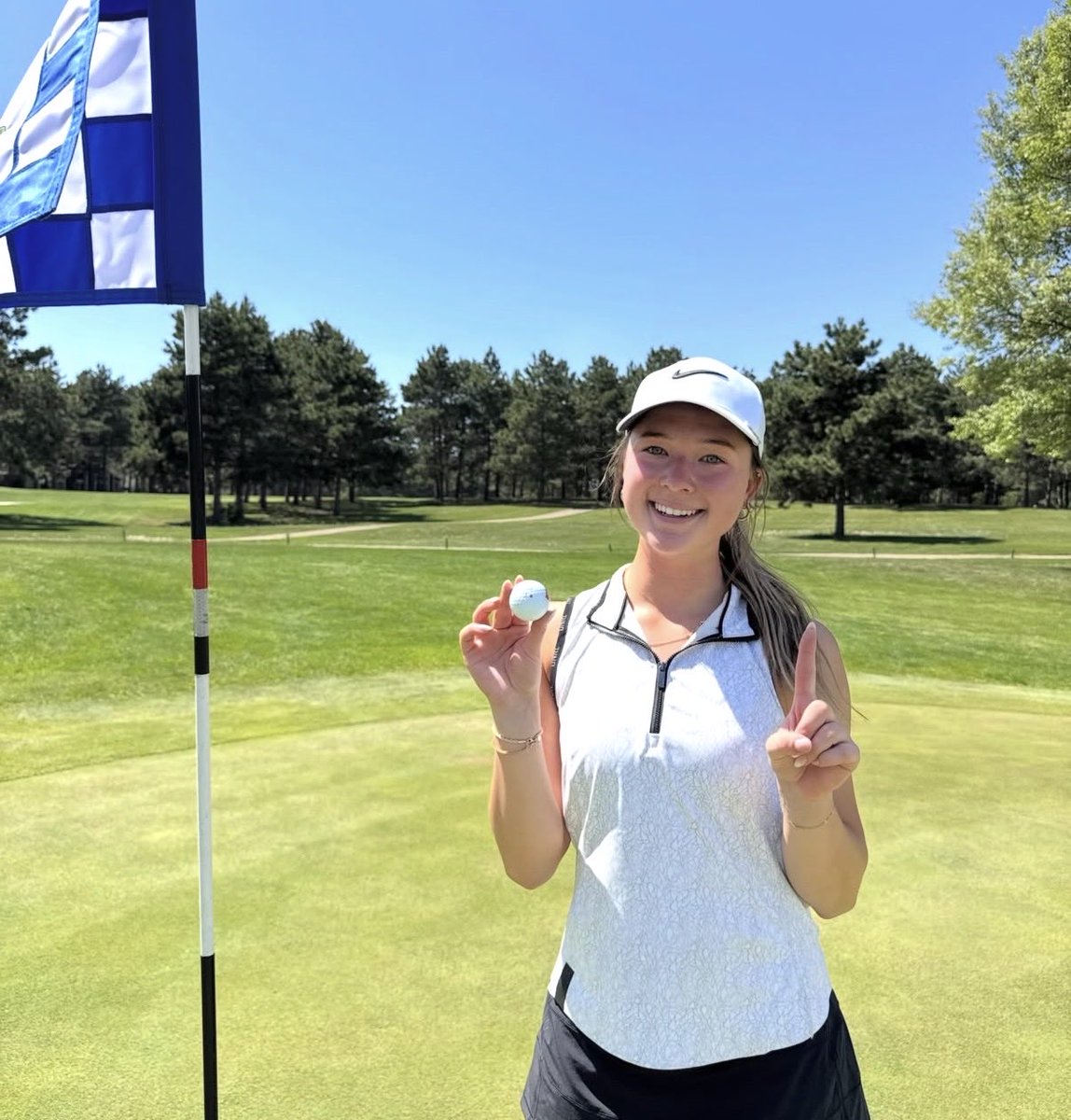GolfLaker's tweet photo. Subsection is in the books! Moving on to sections! Congrats to Jaycie on the individual win and shoutout to Tatum on the ACE…on a par 4 for albatross!! A day to remember for sure! https://t.co/2c4v3ufSkK