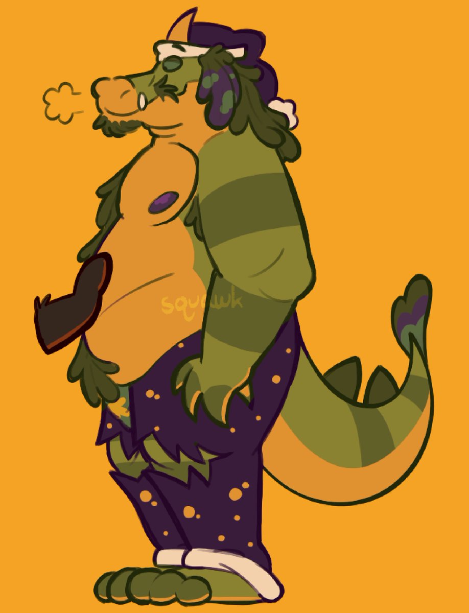 Squawkk_'s tweet photo. vio what’s up man. Ur like mad cool @VioIsSpleepy 

#art #furryart #furry #plessie #gator #scalie #sona #oc #fursona #scalieart https://t.co/CtyV63TA4u