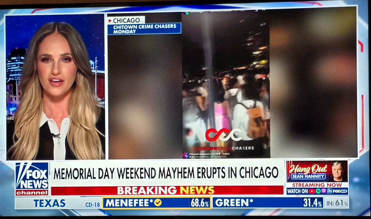 EngineerGuySE's tweet photo. @TomiLahren @seanhannity Good to  see /  hear your  discussion on HANNITY tonight. https://t.co/rSO5BgtPdG