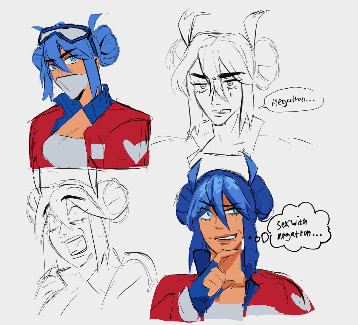 withasideofjpeg's tweet photo. okay this is all i got left in me. bishoujo optimus. slight megop https://t.co/OZ7WcAgScB