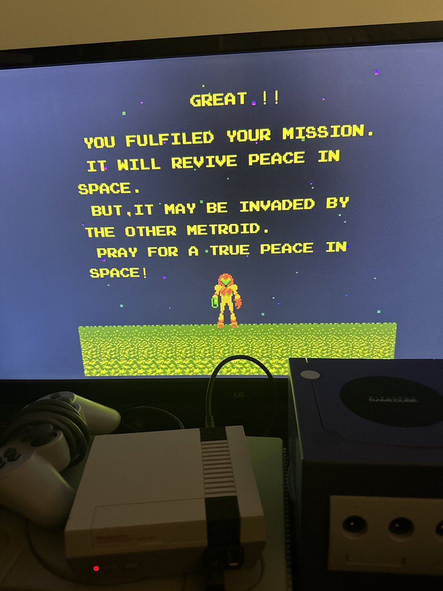 Keeper0fRice's tweet photo. beat nes-troid for the first time, was really hard grinding at the end for missiles but otherwise it was fun https://t.co/ItPCgvDOjk