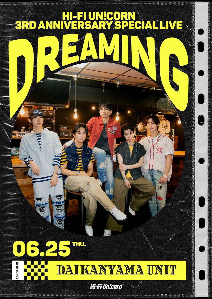 HFU_official's tweet photo. ＼Hi-Fi Un!corn 3rd Anniversary Special Live -DREAMING- ／
RaSiDo先行＆FNCオフィシャル先行お申込み受付は本日23:59まで!!📢

🗓日時：6/25(木)19:00~
📍場所：代官山UNiT(東京)

🔗RaSiDo先行詳細はこちら
https://t.co/9GisfFwI8Q

👇FNCオフィシャル先行お申込みははこちら
https://t.co/iUTN10QsGV
※どなたでもお申込みいただけます

#HFU #하이파이유니콘 #하파유 #DREAMING