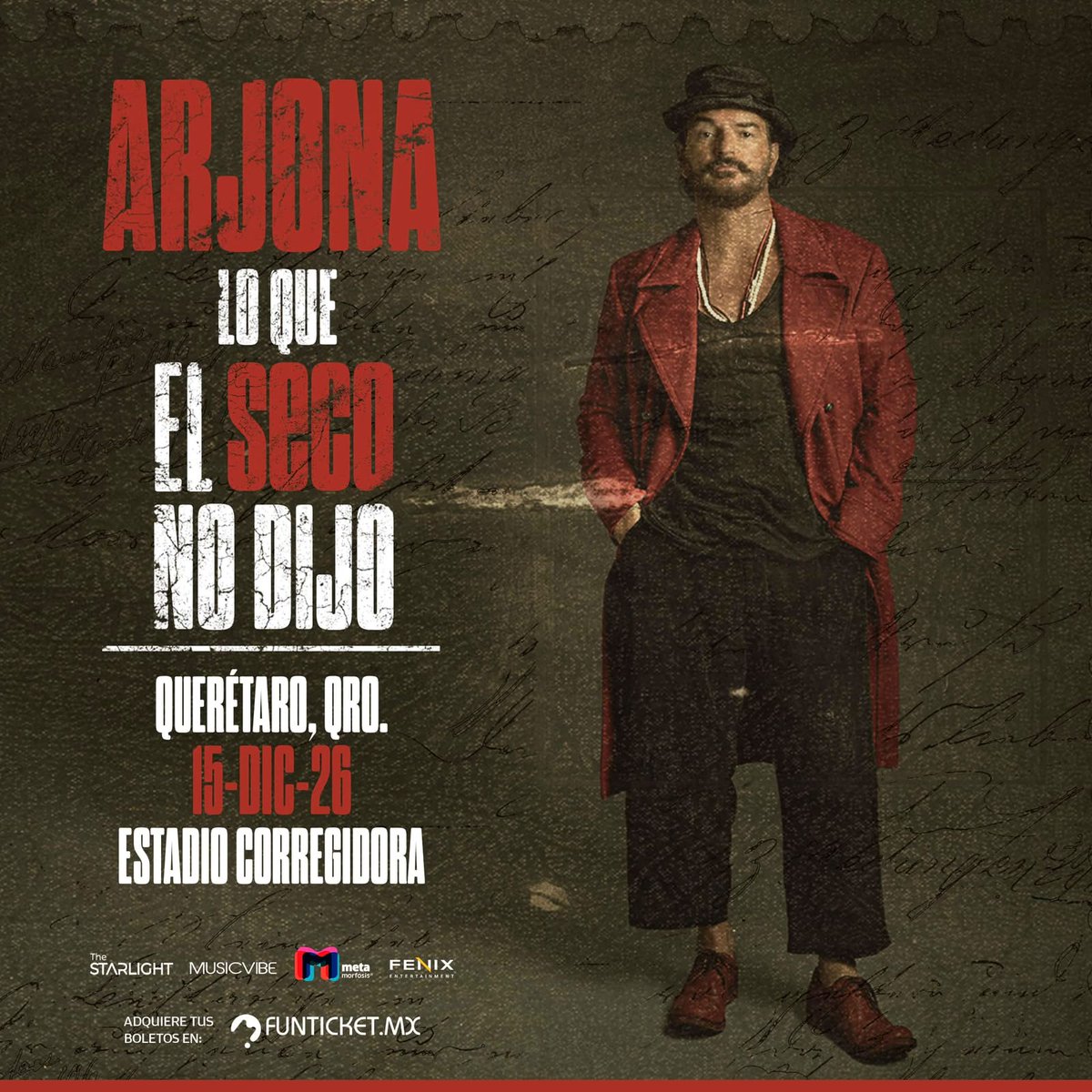 ADQueretaro's tweet photo. Llegรณ el #FUNWEEK โจ
๐ Aprovecha y compra tus boletos para Ricardo Arjona en #Querรฉtaro al 15% de descuento en zonas participantes +MSI con tarjetas participantes
Vรกlido del lunes 25 de mayo al martes 2 de junio.
๐๏ธ Compra tus entradas aquรญ: https://t.co/TrjQ3r2Sxh https://t.co/cZJ8m0Pkay
