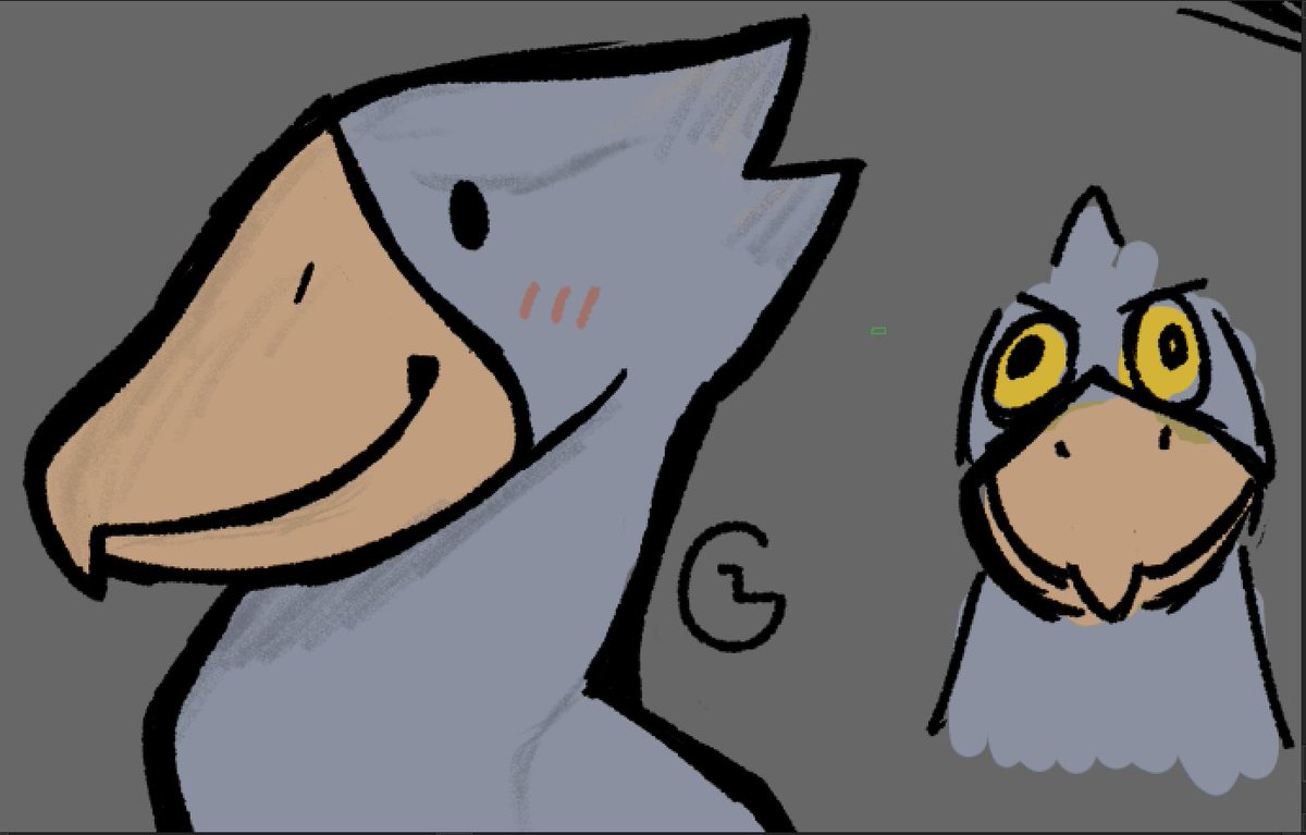 Root_Salad's tweet photo. Shoebill doodle to end the day with
I LOVE SHOEBILLS https://t.co/Q8JZelv14z