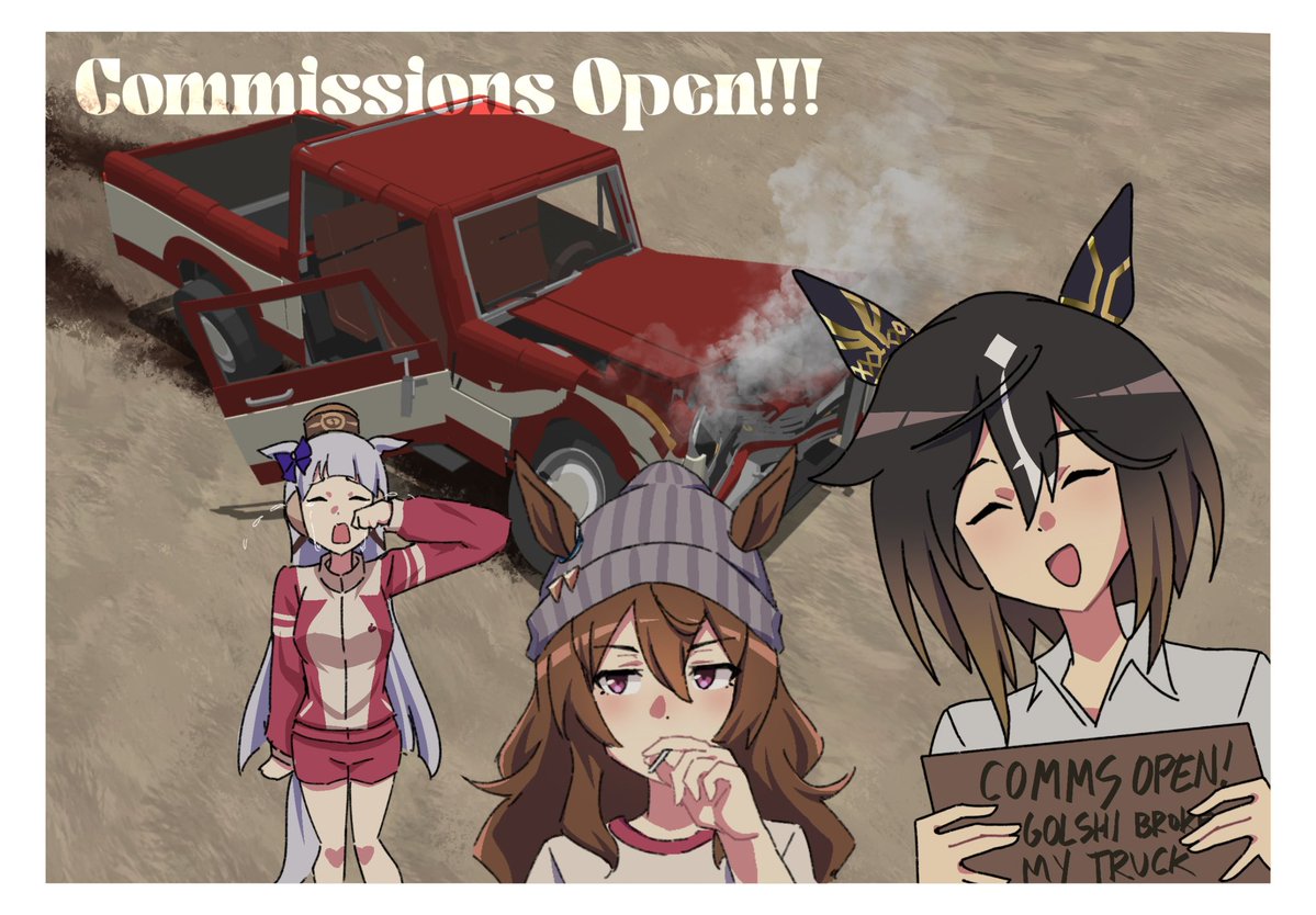 the_freakin_yui's tweet photo. Golshi totaled the truck
guess we’ll have to open commissions again… https://t.co/Udr3Nz2DH0