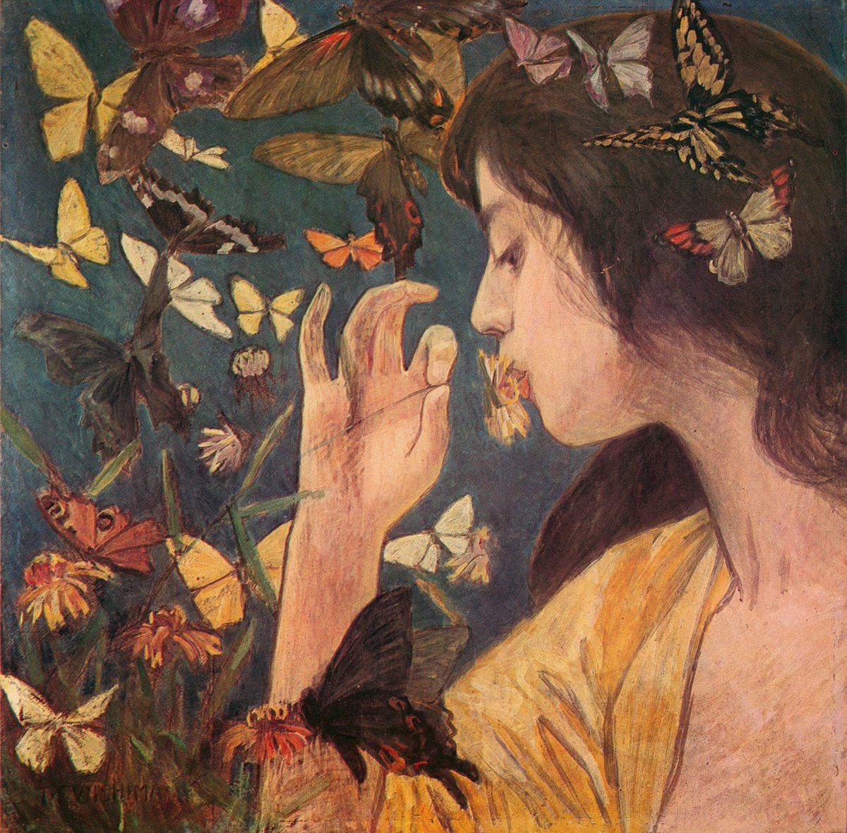 藤島 武二 ふじしま たけじ Fujishima Takeji 1867–1943 《蝶》 1904