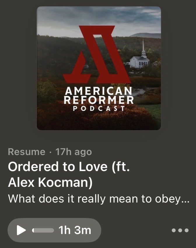 AJKocman's tweet photo. It was great to join @tlloydcline on the @AmReformer podcast to discuss the critical need to recover the order of love in the public and ecclesial spheres. Tune in!

https://t.co/8lKJTJ9ajS https://t.co/YQvoVDjofh