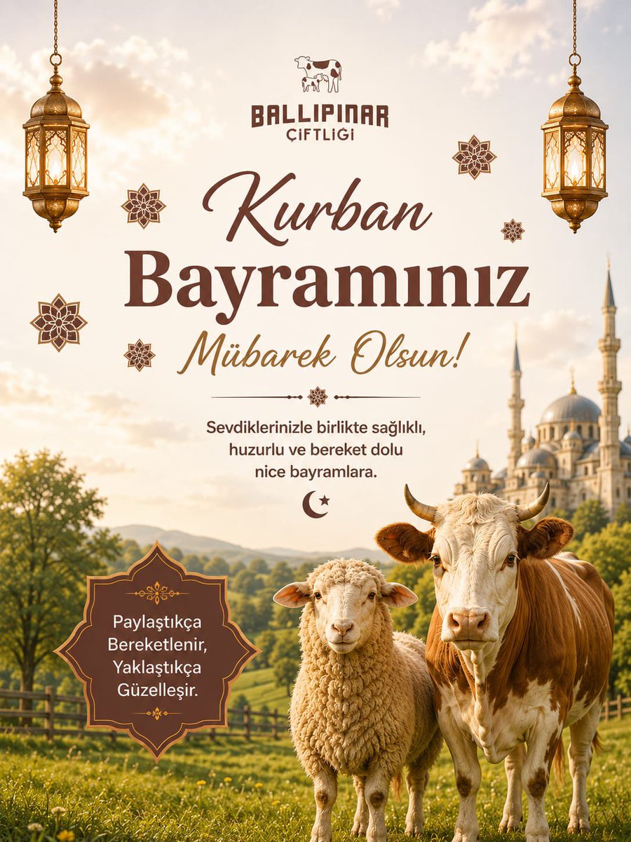ballipinarcom's tweet photo. Herkese iyi bayramlar dileriz🤗
#ballipinargrup #ballipinarciftligi #ballipinartarim https://t.co/aZ7gW3kkMd