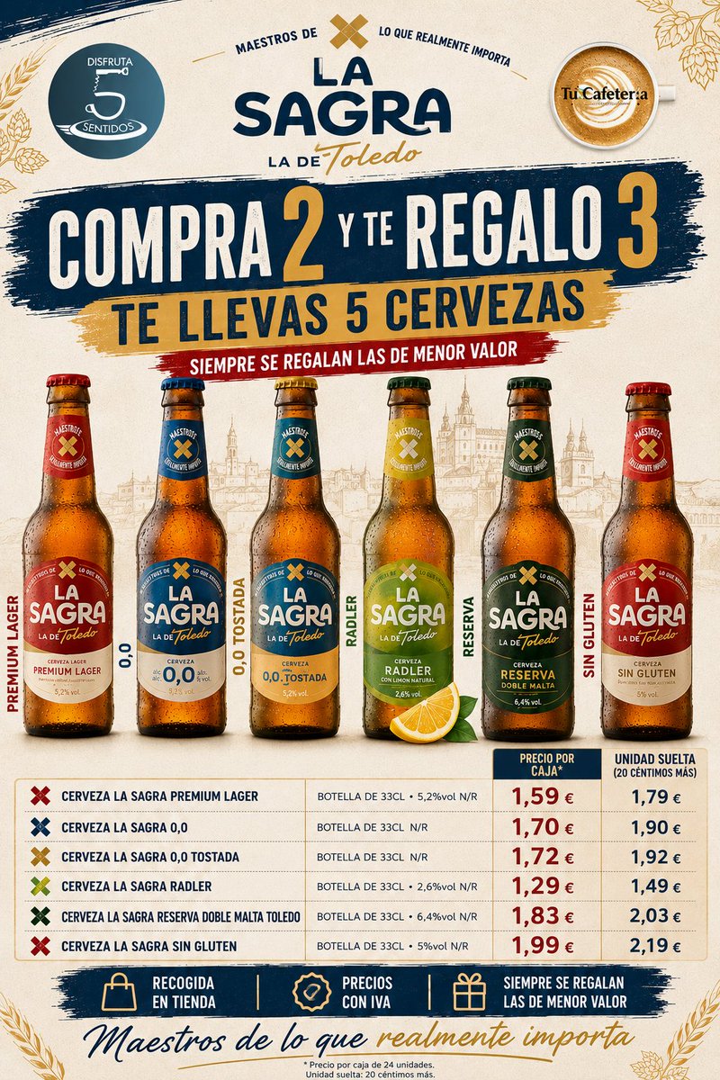 SentidosCinco5's tweet photo. Promoción En Cervezas La Sagra
Te esperamos!
Ingresa en nuestras webs.
https://t.co/Jb9hkfpHvN y https://t.co/ynmZLacTEy
Estamos para servirte.
Calle Luis Mitjans 44 Local 7B
28007 Madrid
Puedes Contactarnos
611433507 https://t.co/v0WFkKk8Cf
