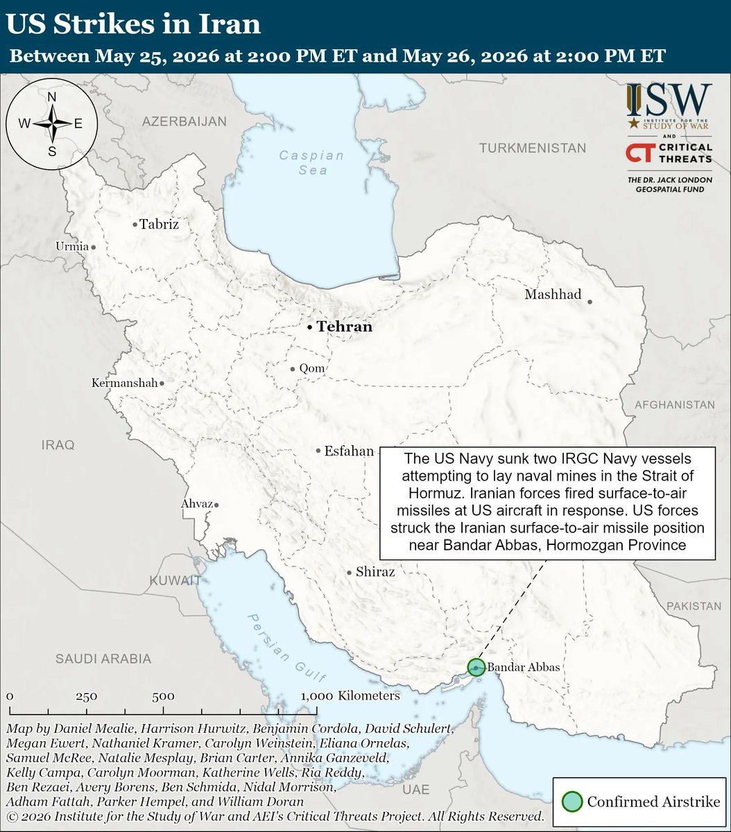 Institute for the Study of War tweet media