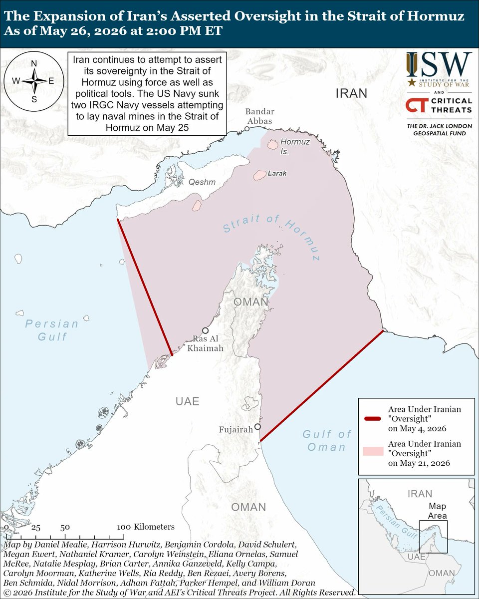 Institute for the Study of War tweet media