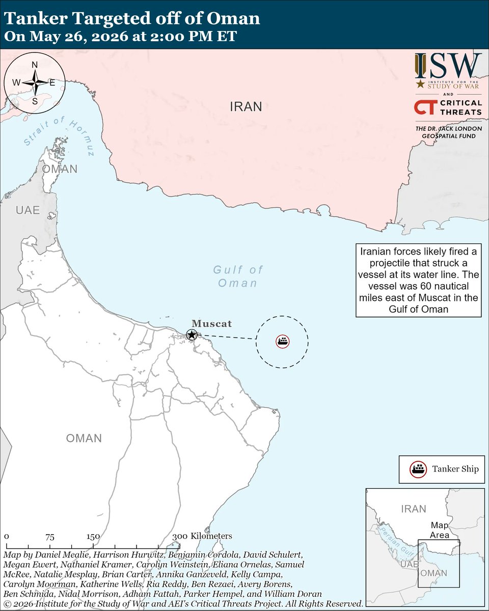 Institute for the Study of War tweet media