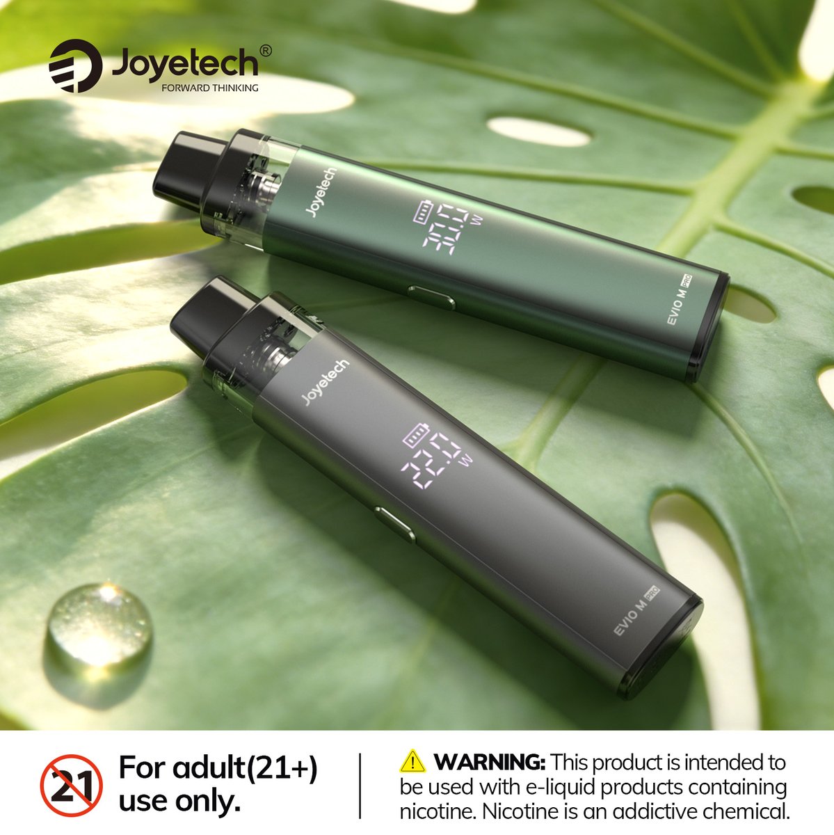 JoyetechClub's tweet photo. EVIO M PRO works seamlessly with EVIO M PRO pods, EVIO Grip pods, and replaceable coil cartridges — giving you more freedom to explore.
Warning: 21+ only.
#EVIOMPRO #Compatible #refillable #joyetech https://t.co/0GlH51NqkY