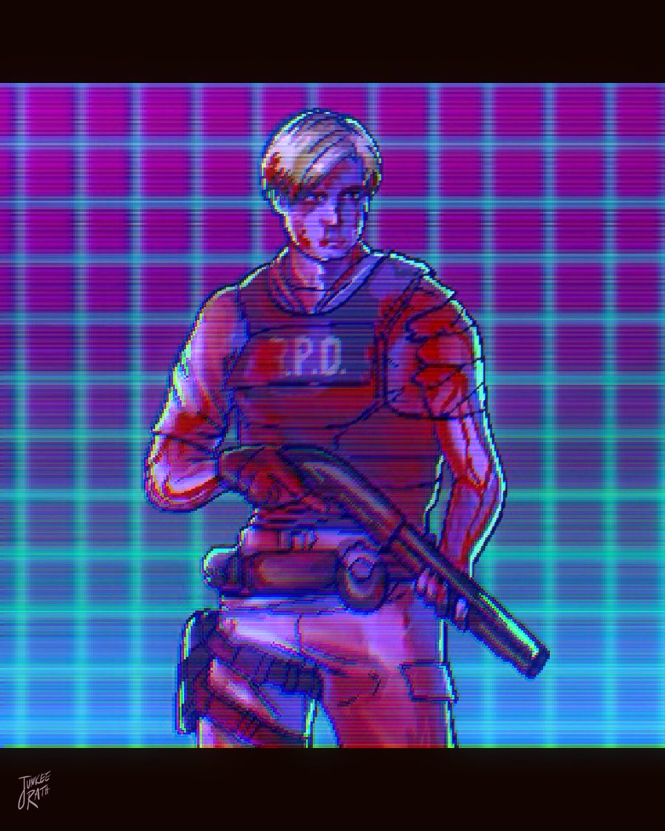 junkeerath's tweet photo. #LeonKennedy #ResidentEvil https://t.co/5F6UrnYHKj