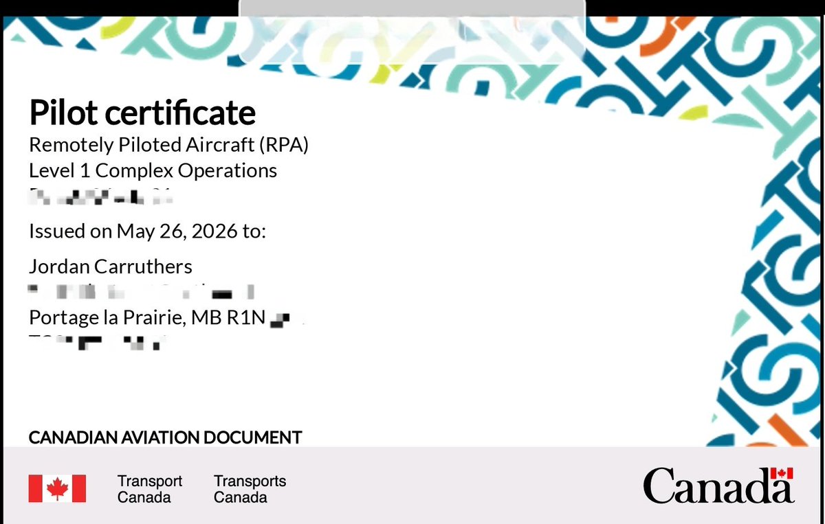 ExtremeStormJC's tweet photo. Well that was a tough one to get but officially passed my flight review today and recieved my L1C certificate https://t.co/PFxSskizpn